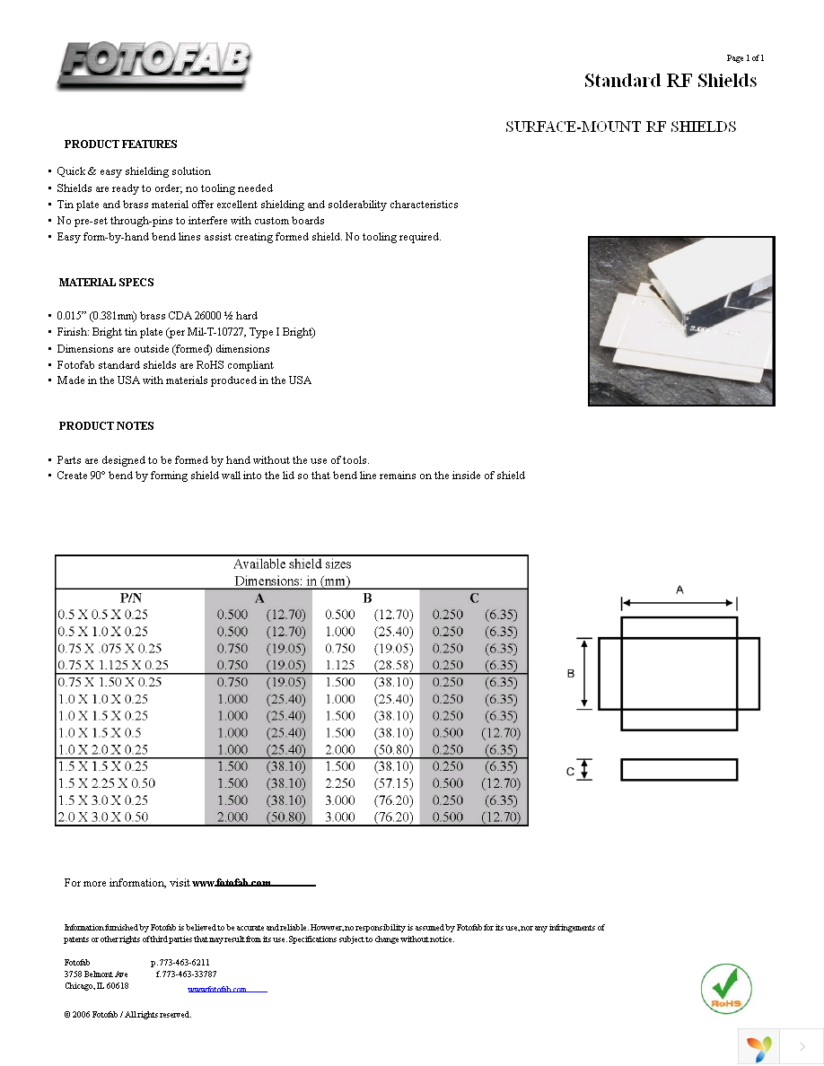 1.0 X 1.5 X .25 Page 1